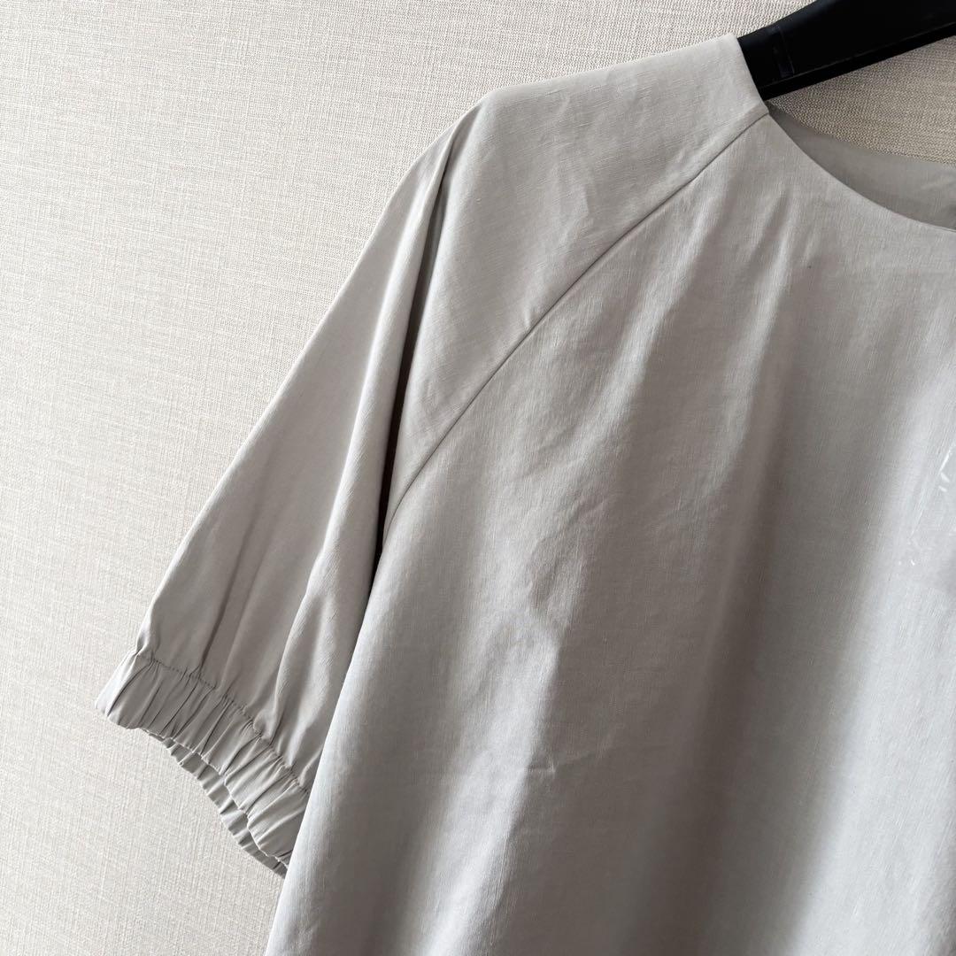 未使用✨セオリーリュクス 23SS リネン混ウォッシャブル ブラウス 38 未使用✨セオリーリュクス 23SS リネン混ウォッシャブル