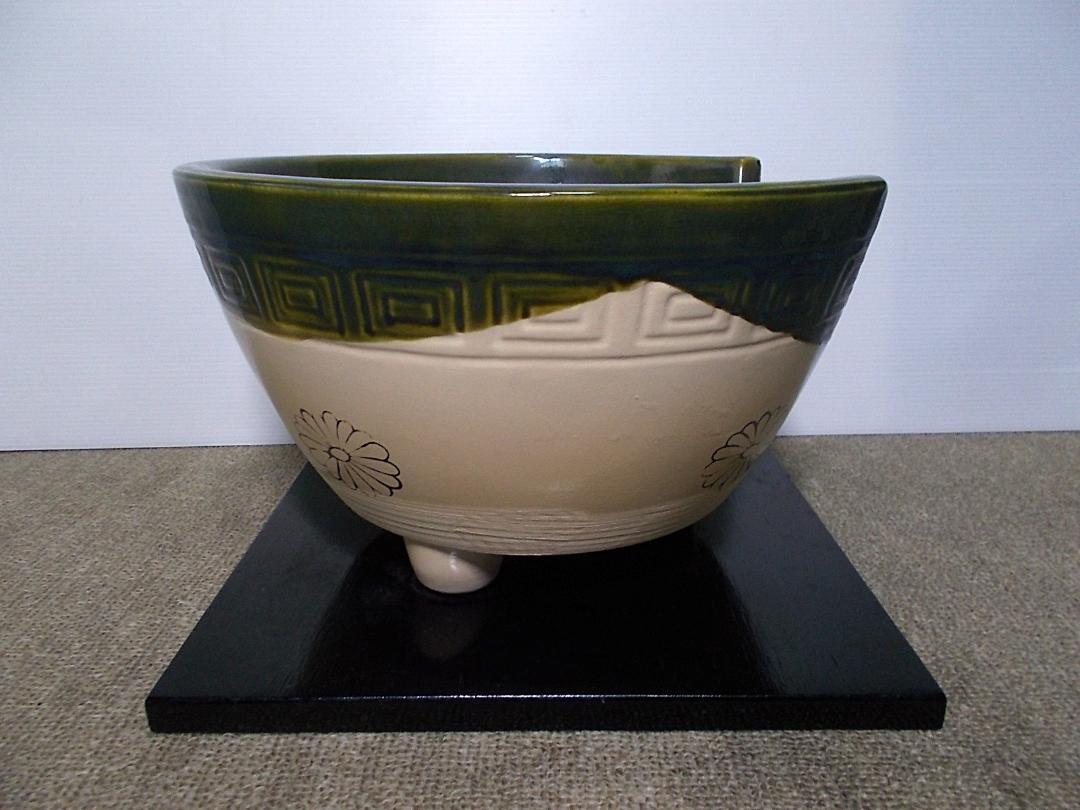 茶道具 織部焼 野々田電熱器 茶釜 釜環 五徳 送料込み - メルカリ