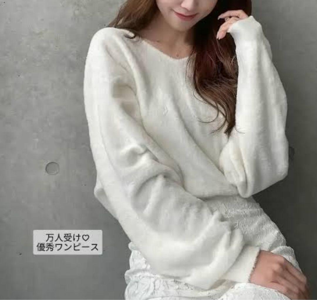 ELENORE TOKYO♥ニットドッキングワンピース