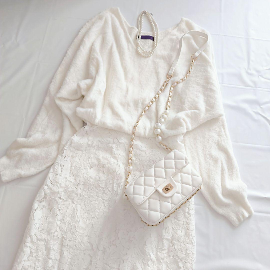 ELENORE TOKYO♥ニットドッキングワンピース