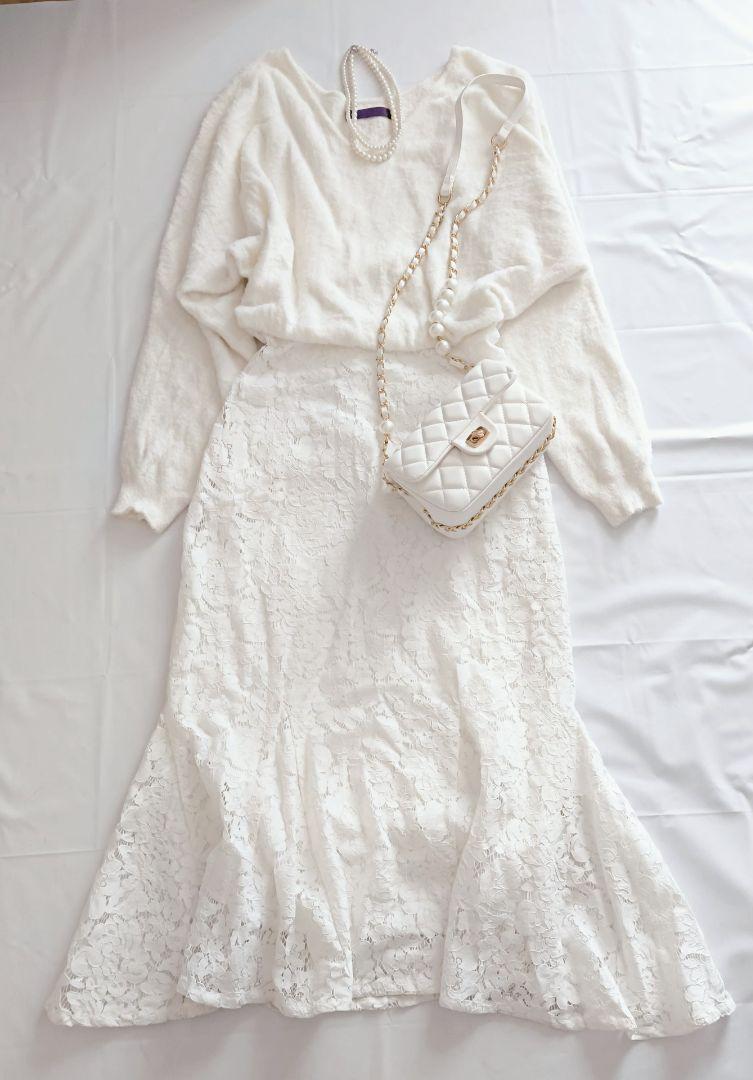 ELENORE TOKYO♥ニットドッキングワンピース