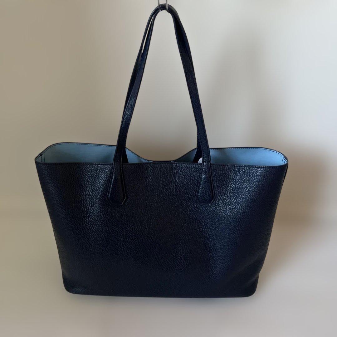 Tory Burch ネイビー レザー バッグ TORY BURCH トリーバーチ トートバッグ レザー ネイビー - メルカリ