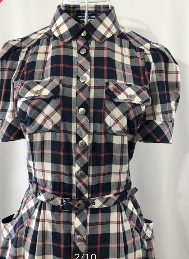美品✨BURBERRY BLUE LABEL チェック柄 ワンピースサイズ36