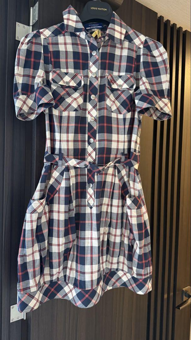 美品✨BURBERRY BLUE LABEL チェック柄 ワンピースサイズ36