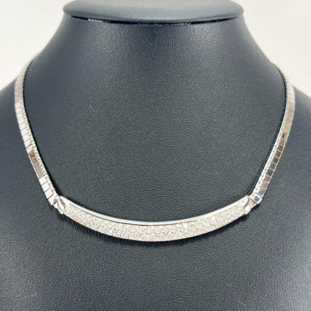 【良品】SWAROVSKI シルバー ネックレス