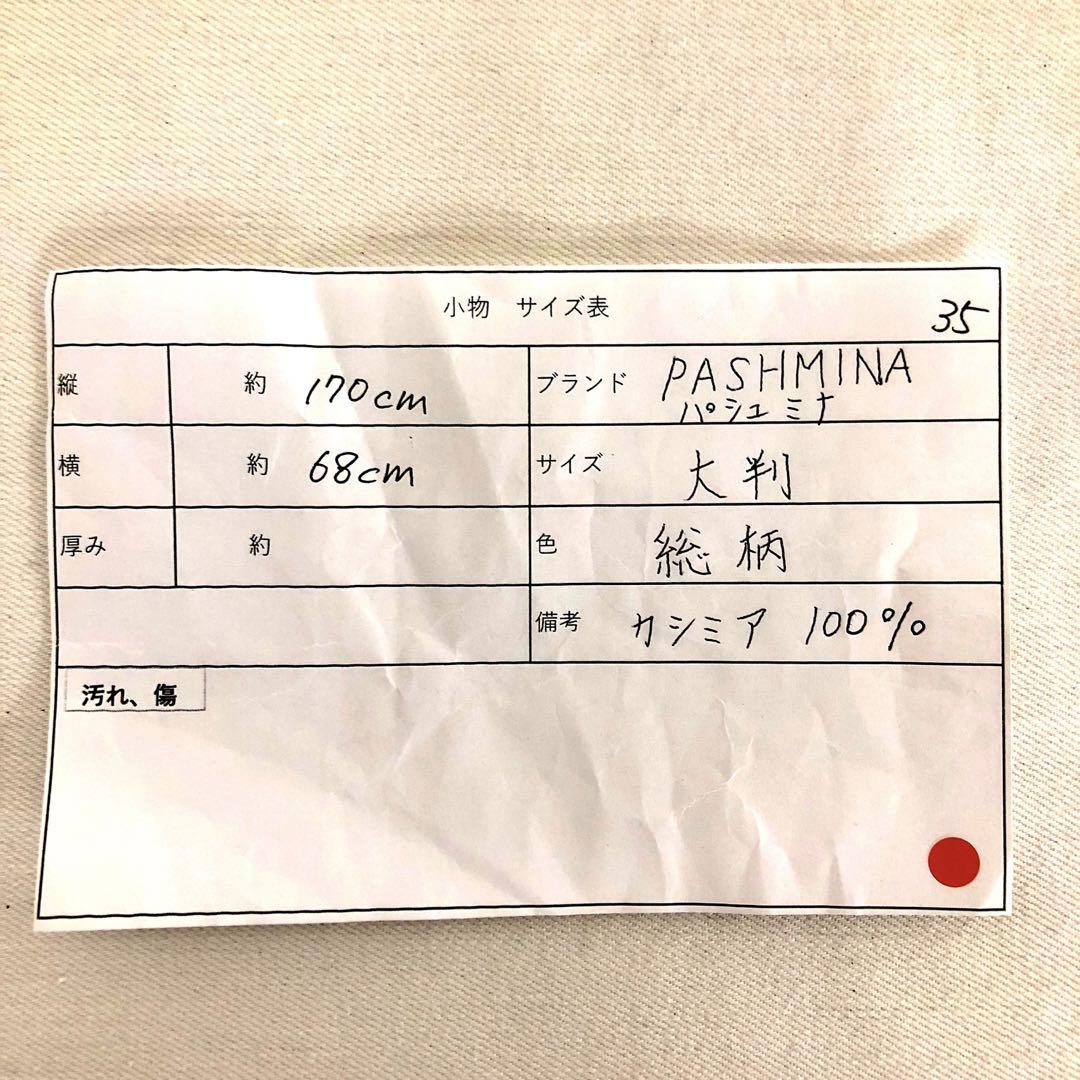 PASHMINA|パシュミナ|大判ストール|ペイズリー柄