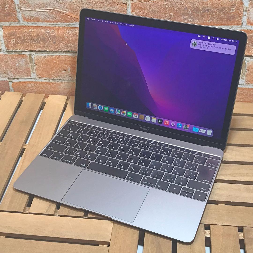 (2435)MacBook 12インチ m7 8G 512G 動作良好 2435)MacBook 12インチ m7 8G 512G 動作良好