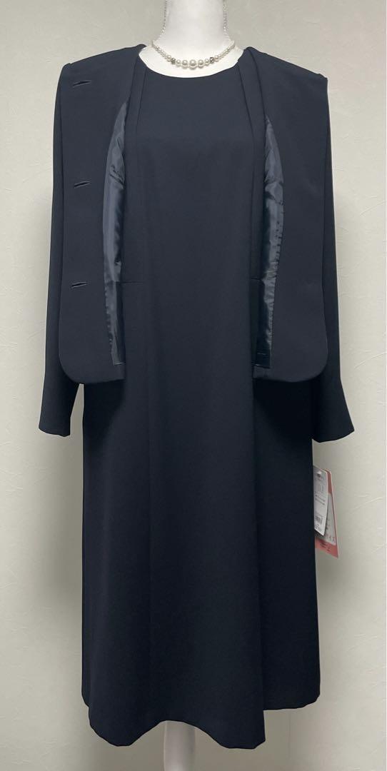 【B-GALLERY】お受験＊フォーマルアンサンブルスーツ＊21号大きめ＊紺