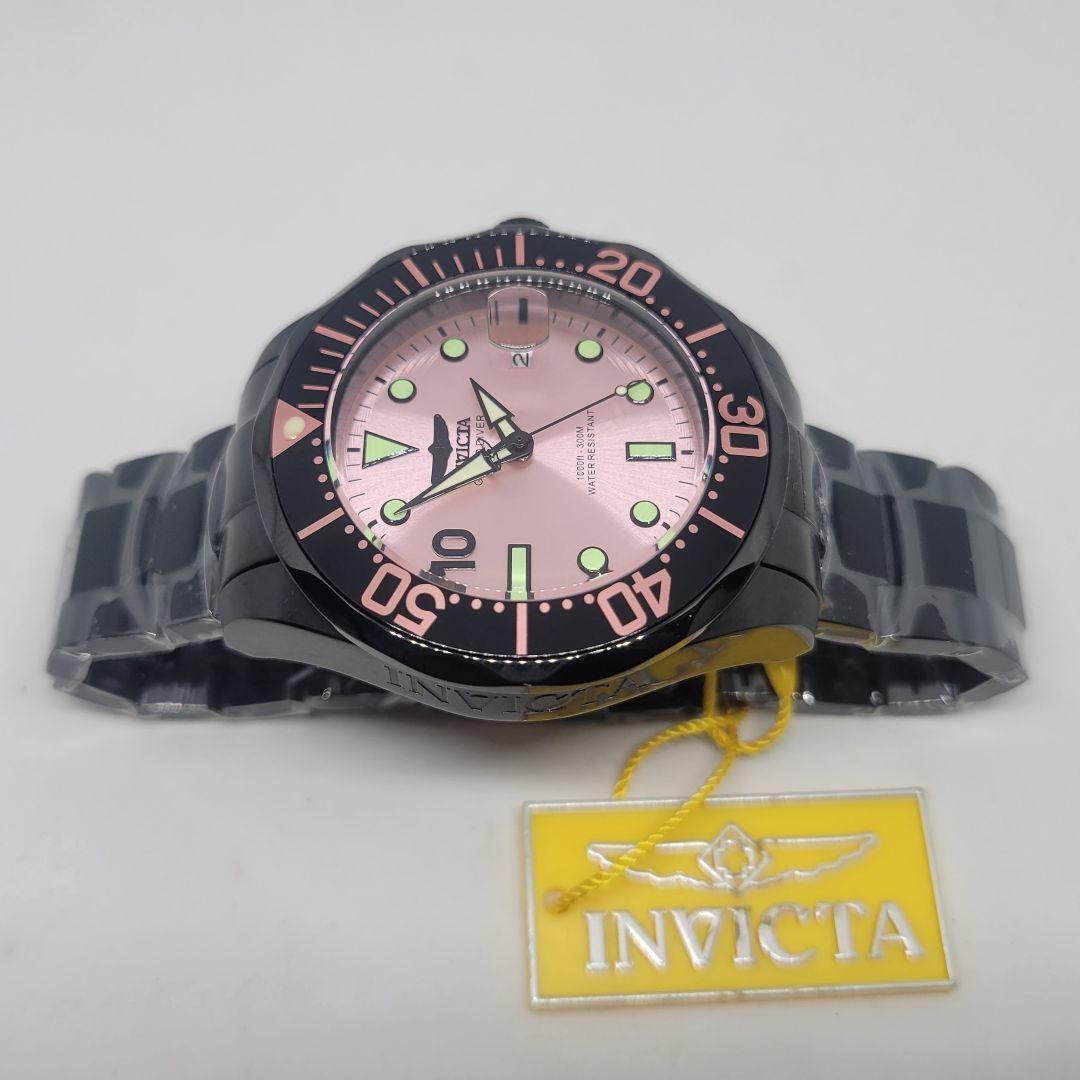 ブラック&ピンク》インビクタ 47mm グランドダイバー マイアミ 
