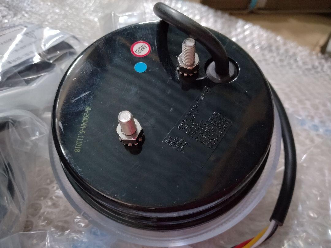 4個セット】LEDラウンド型テールランプ（ストップ・スモール・バック12/24V