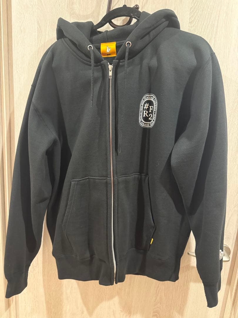 【美品】FR2 サークルロゴ フルジップパーカー 裏起毛 即完売デザイン