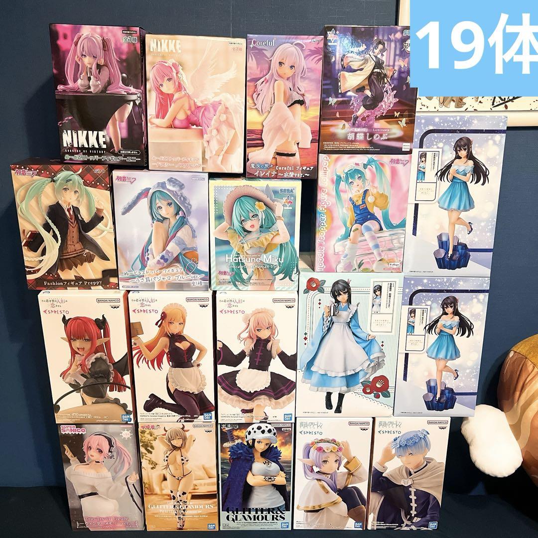 プライズ景品まとめ売り　19個 最終値下げ。プライズフィギュアまとめ売り。19体。 - メルカリ