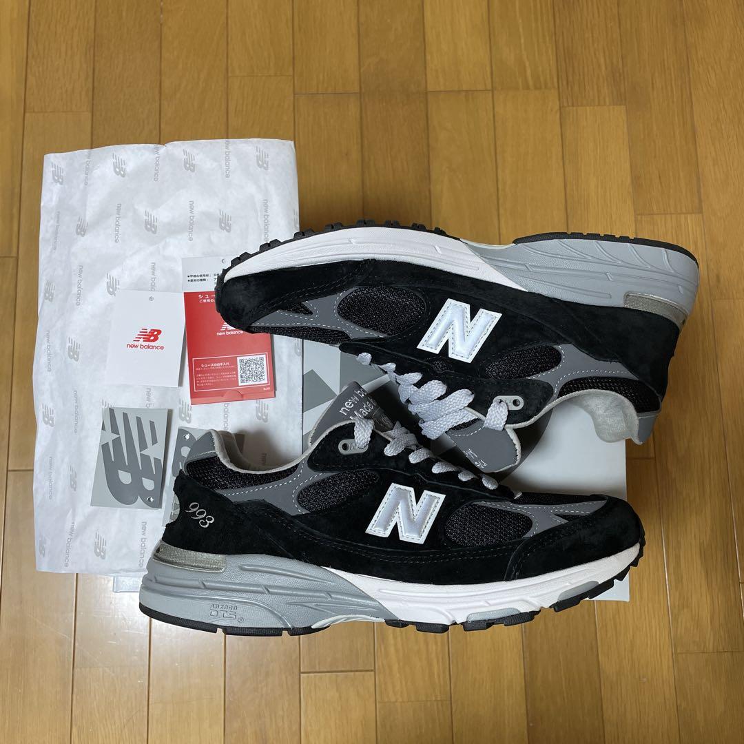 靴 new balance MR993BK 26.5