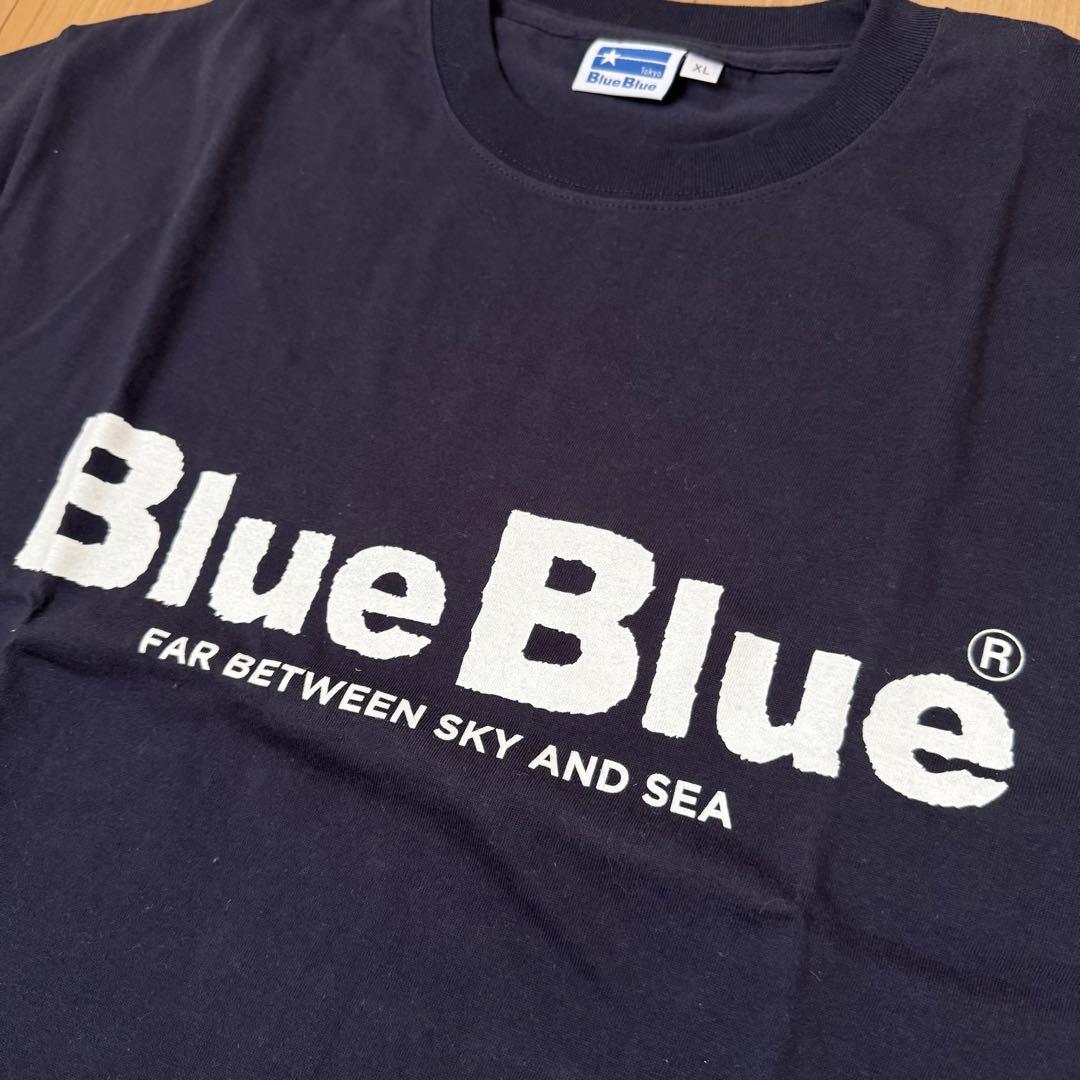 新品 未使用 Blue Blue Tシャツ ネイビー 半袖 非売品 ロゴ