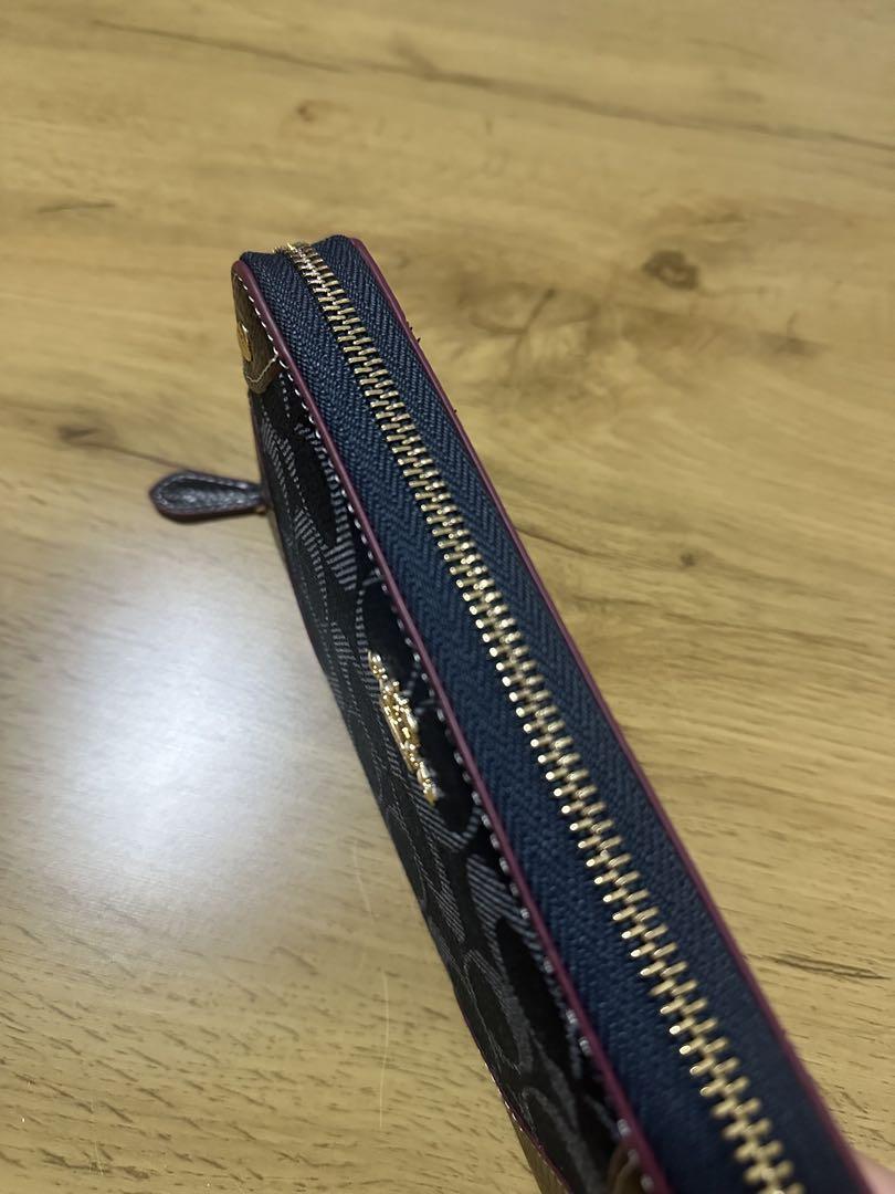 COACH 長財布 デニム　F53769