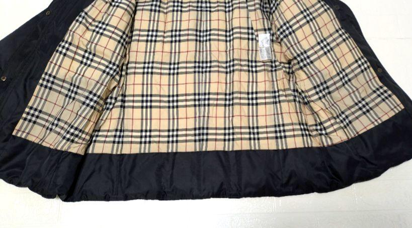 美品✨️バーバリー　ダウンコート　キルティング　ノバチェック　大きい　15号