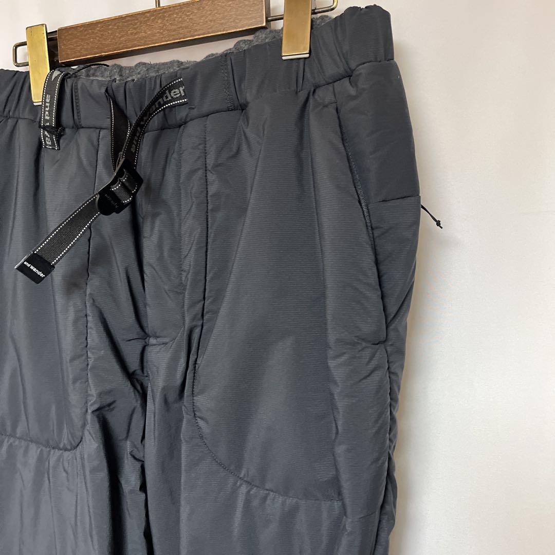新品 and wander top fleece pantsフリースパンツ WS
