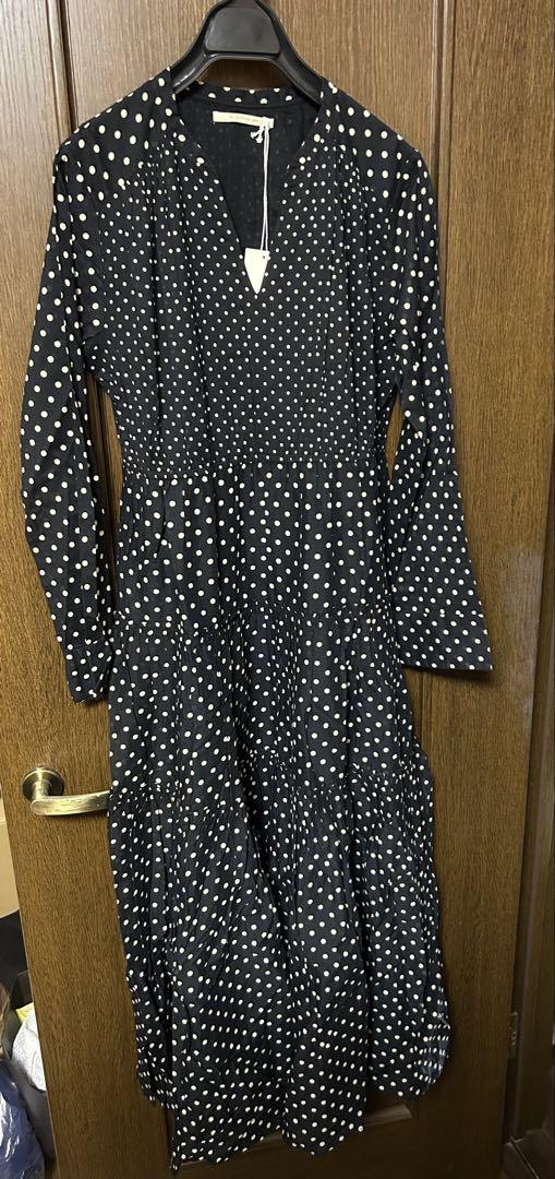 ⭐︎新品⭐︎ne Quittez pas ドット柄マキシワンピース