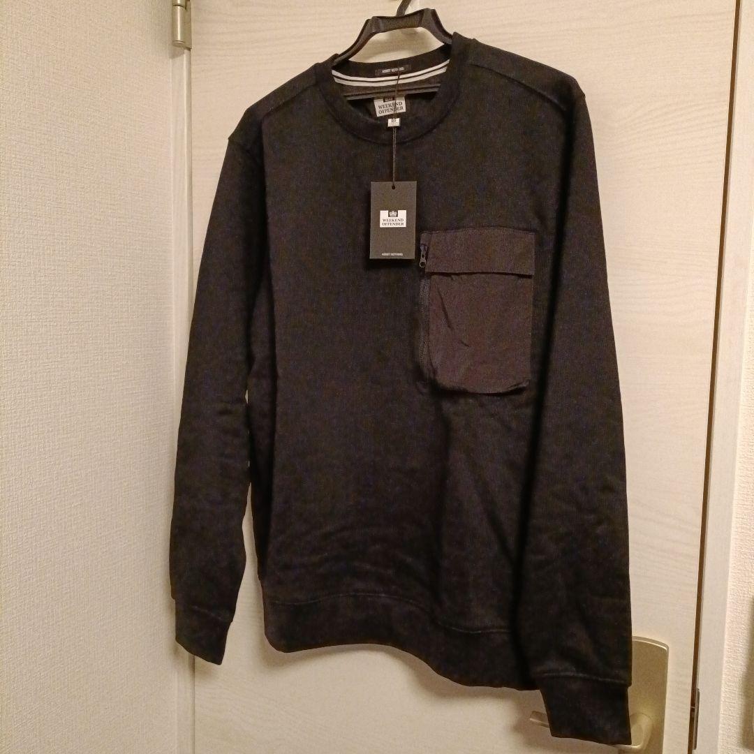 【Badgeなし】WEEKEND OFFENDER ブラック スウェット M