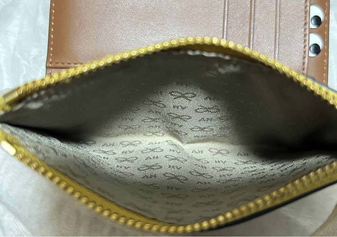 アニヤハインドマーチ ANYA HINDMARCH 二つ折財布 ピーピングアイズ