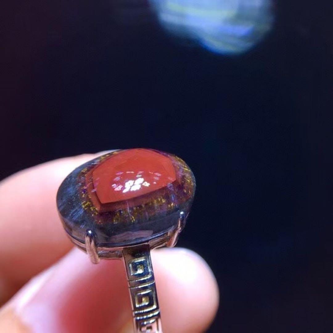 ⭐︎【高級】オーラライト23 リング s925 15.6x11.2mm
