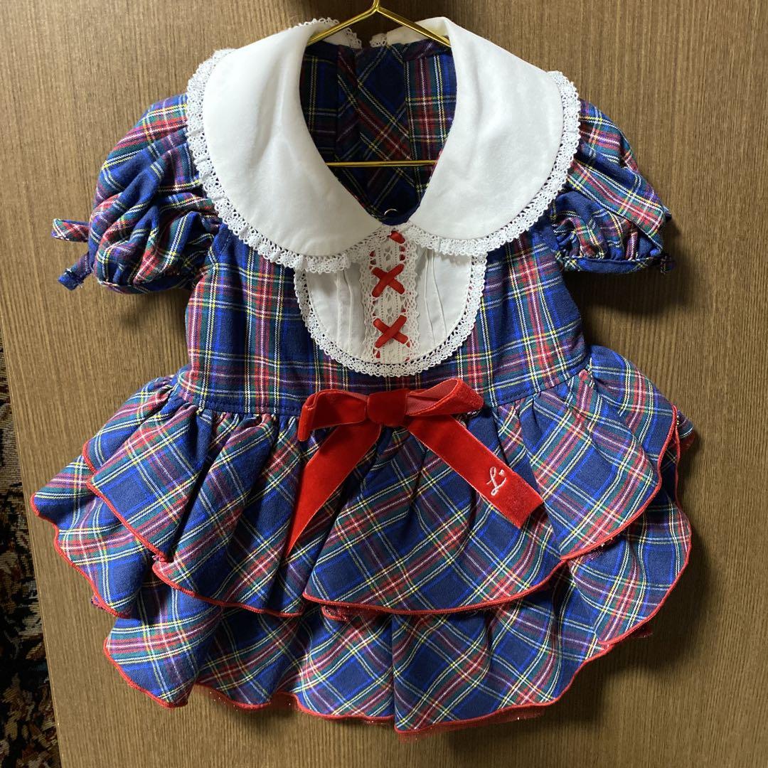 birdie プレイドワンピース