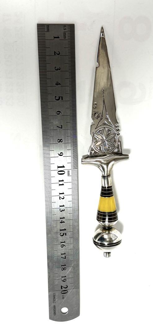 サハラ砂漠 トゥアレグ族 ハンドメイド シルバー ペーパーナイフ