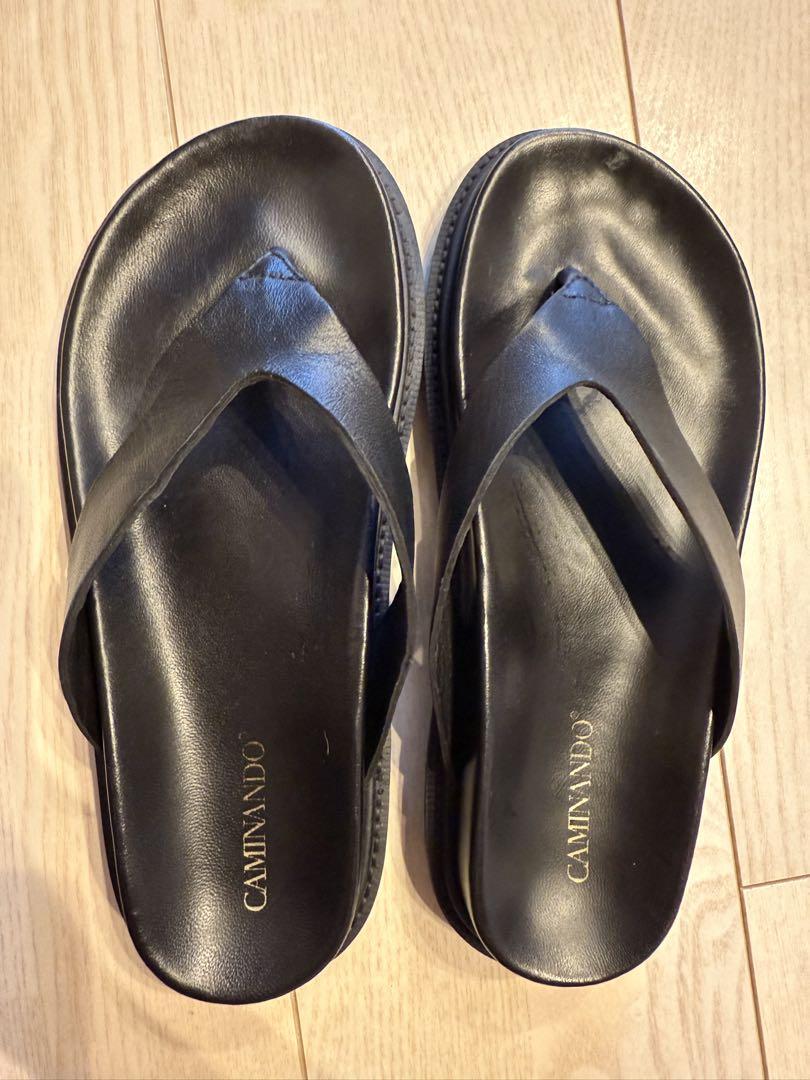 ⭐︎美品⭐︎Caminando 黒 トングサンダル