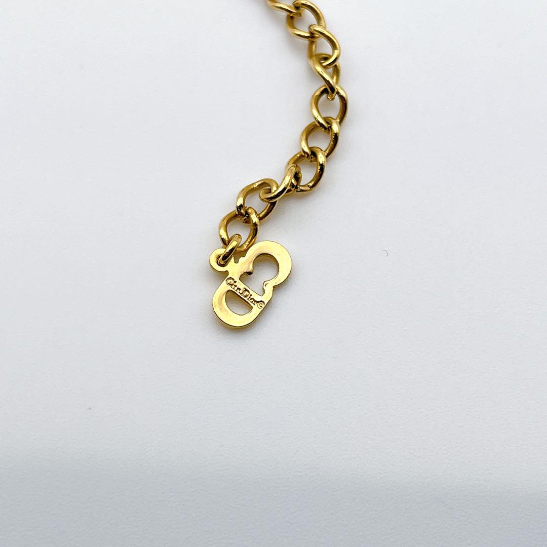 極美品✨ Dior ネックレス CD ロゴ 希少 刻印 44cm 1887