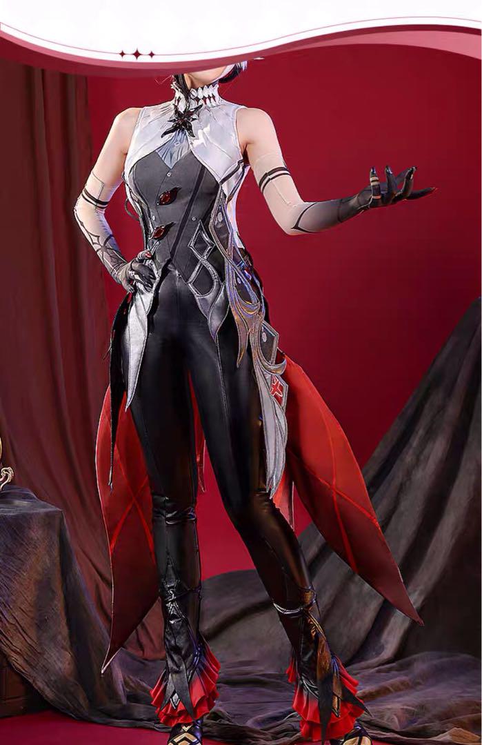 新入荷 三分妄想 原神 アルレッキーノ 召使 フォンテーヌ コスプレ コスプレ衣装