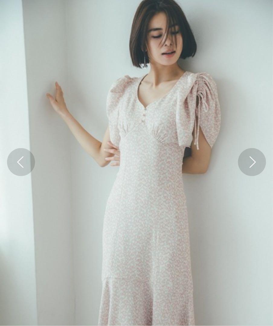 SNIDEL【WEB限定サイズ】Sustainableバリエプリントワンピース