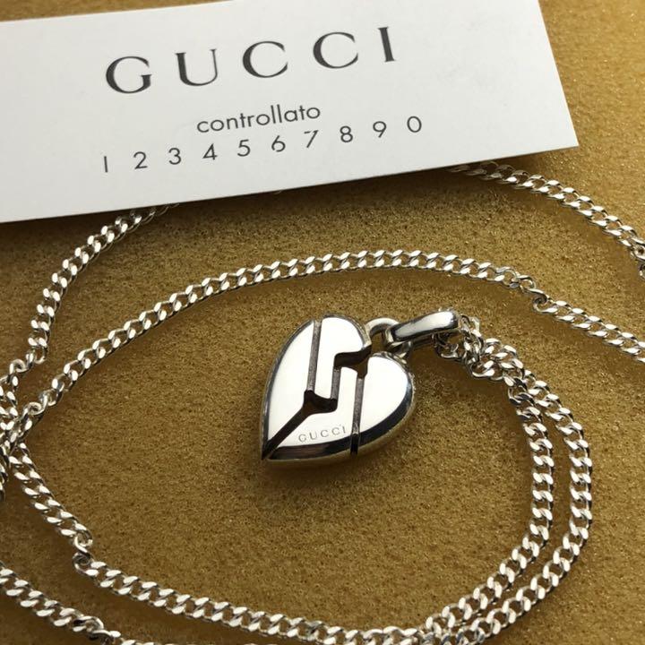 美品 ハートノットネックレス HL2bt-m51531860722 GUCCI 即納国産