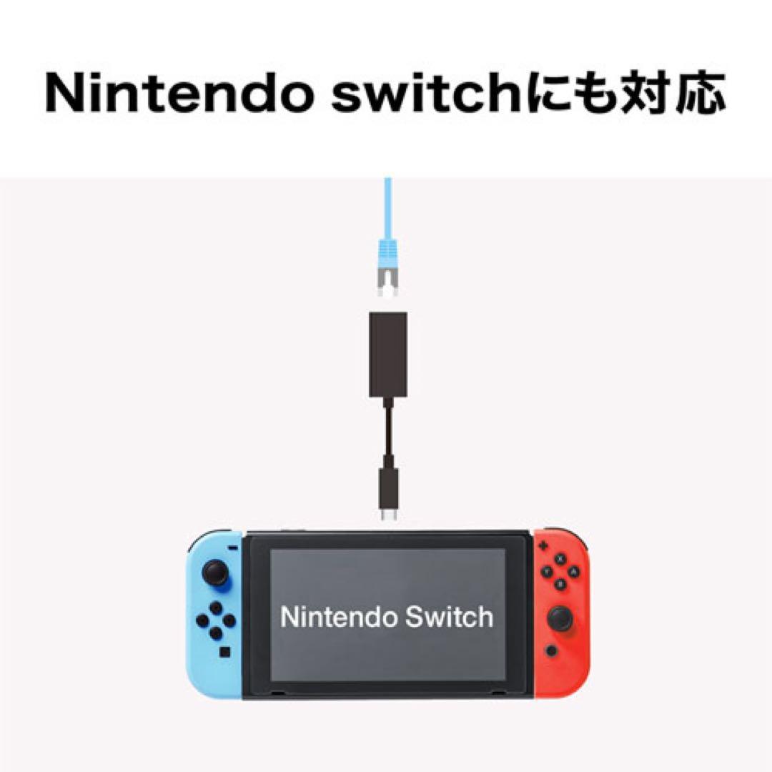 Wired LAN Adapter (USB Type-C to LAN Conversion, Gigabit Compatible)