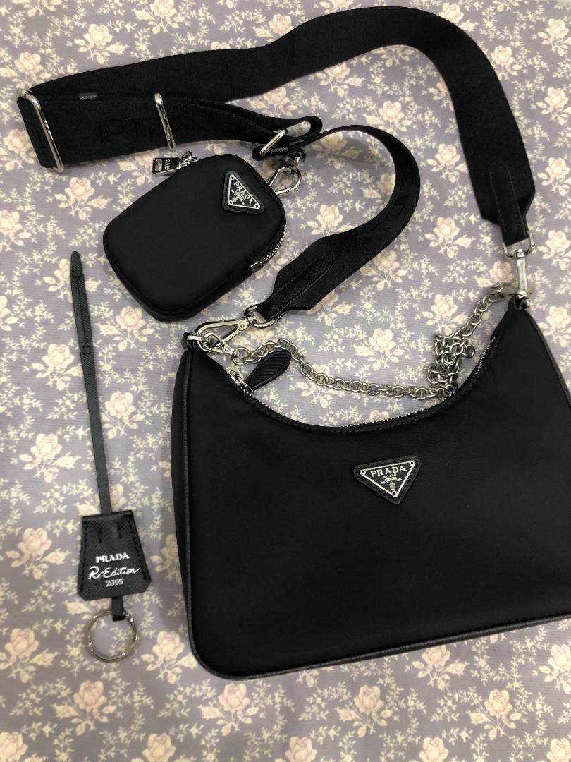 のネームタ∛ PRADA ナイロン ミニバッグ f7nkZ-m51536594752 プラダ ハンドバッグ としてご