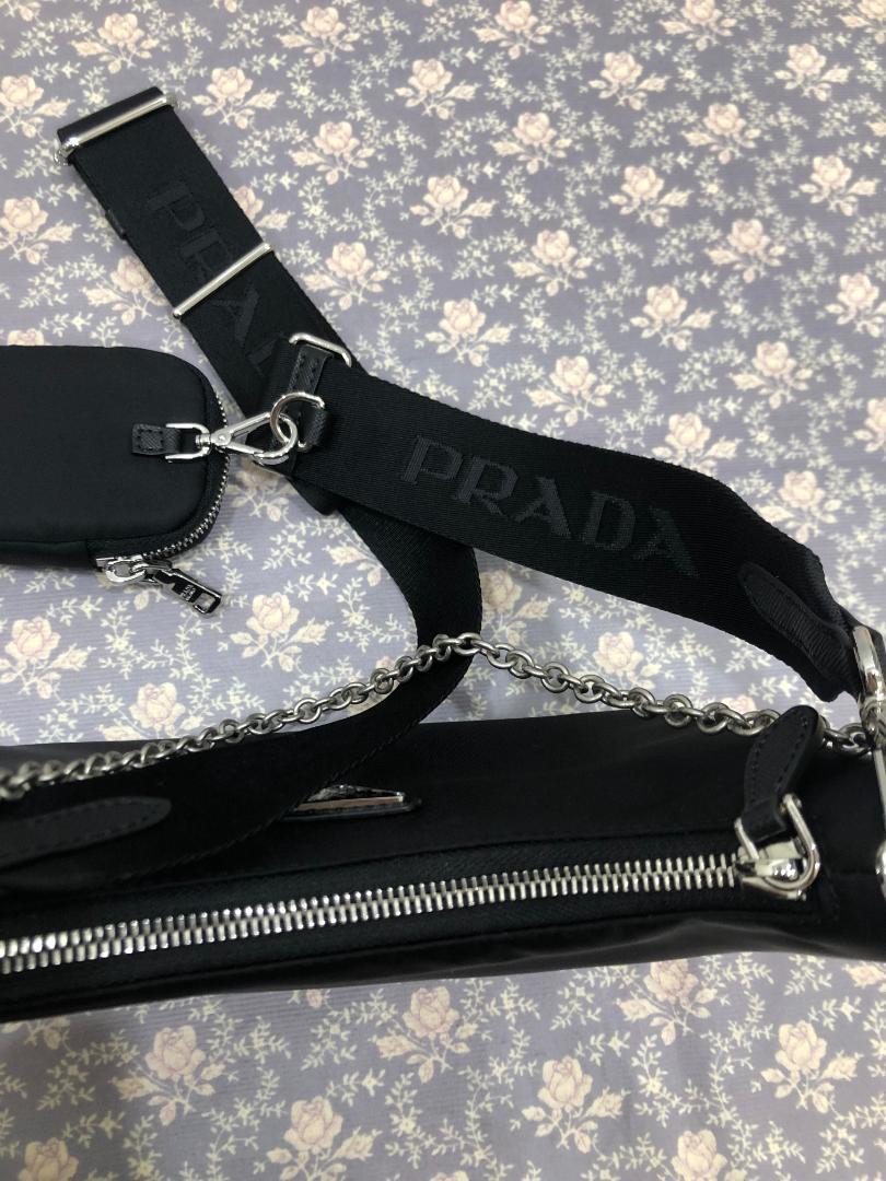 のネームタ∛ PRADA ナイロン ミニバッグ f7nkZ-m51536594752 プラダ ハンドバッグ としてご