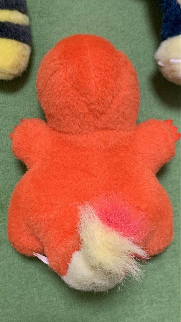 旧TOMY 初期ポケモンぬいぐるみ　カビゴン　ヒトカゲ　エレキッド 旧TOMY 初期ポケモンぬいぐるみ カビゴン ヒトカゲ エレキッド