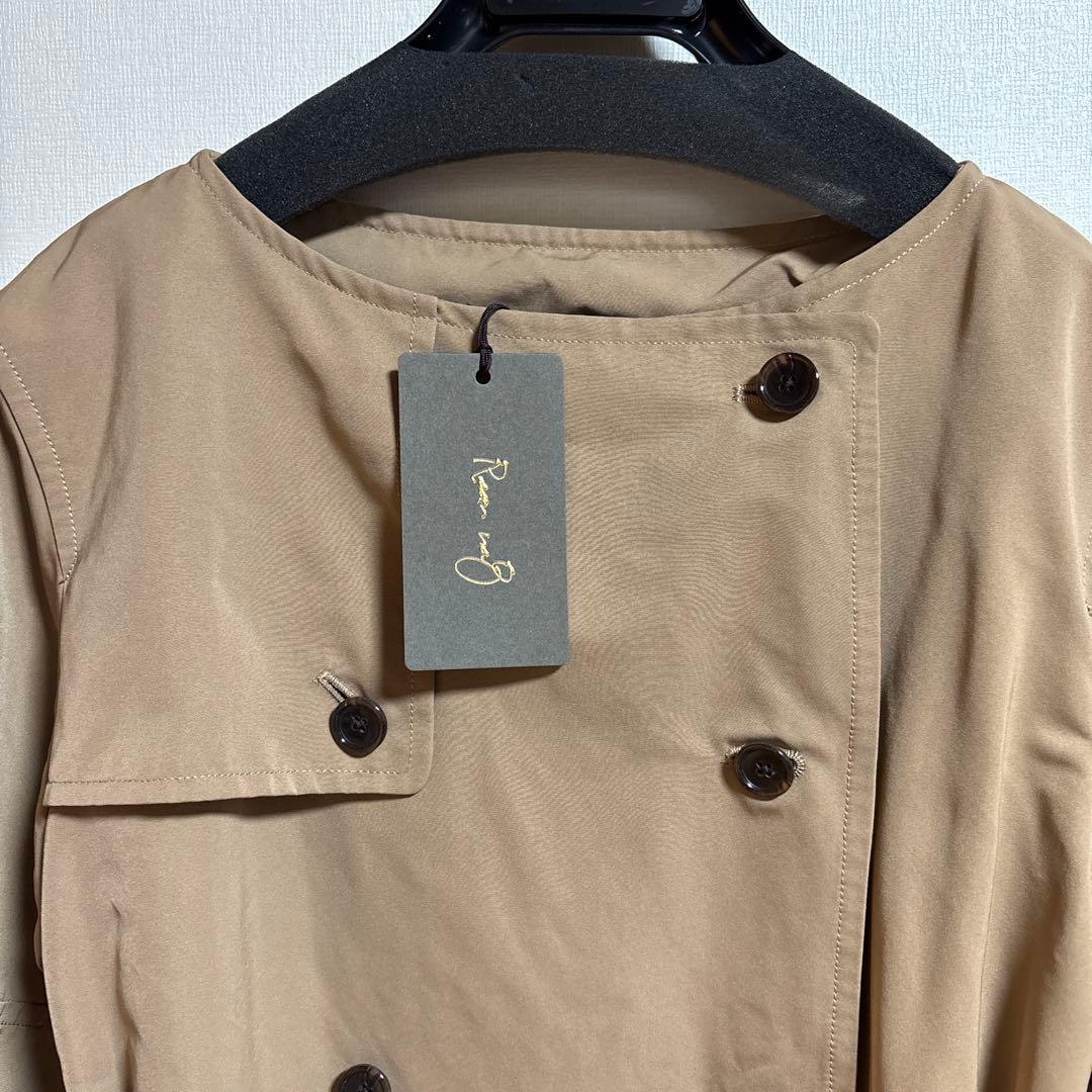 Room no.8 グログランビッグスリーブコート サイズ表記2