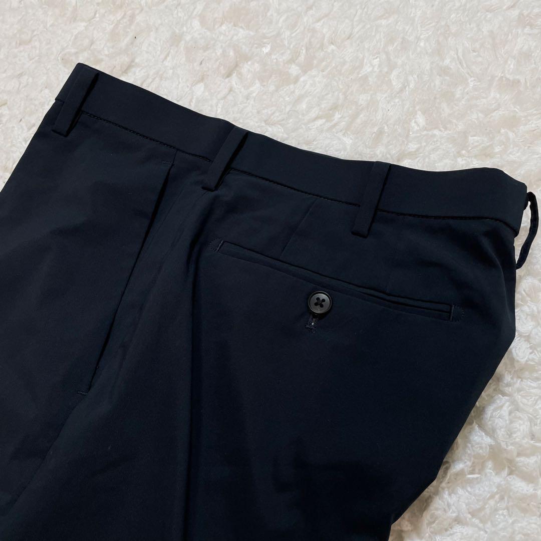 美品✨UNIQLO 感動セットアップ メンズ スーツ ネイビー Mサイズ 紺