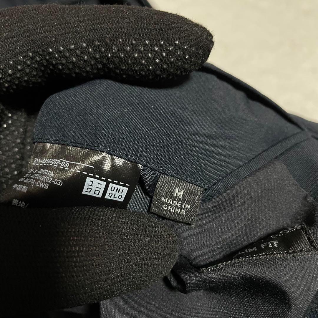 美品✨UNIQLO 感動セットアップ メンズ スーツ ネイビー Mサイズ 紺