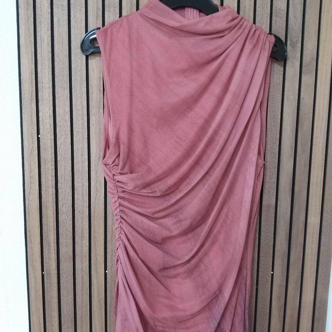 ZARA グラデーションドレープマキシドレス新品未使用