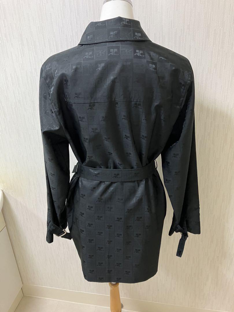 美品　レア　Courreges クレージュ　ロゴ アウター　コート　M