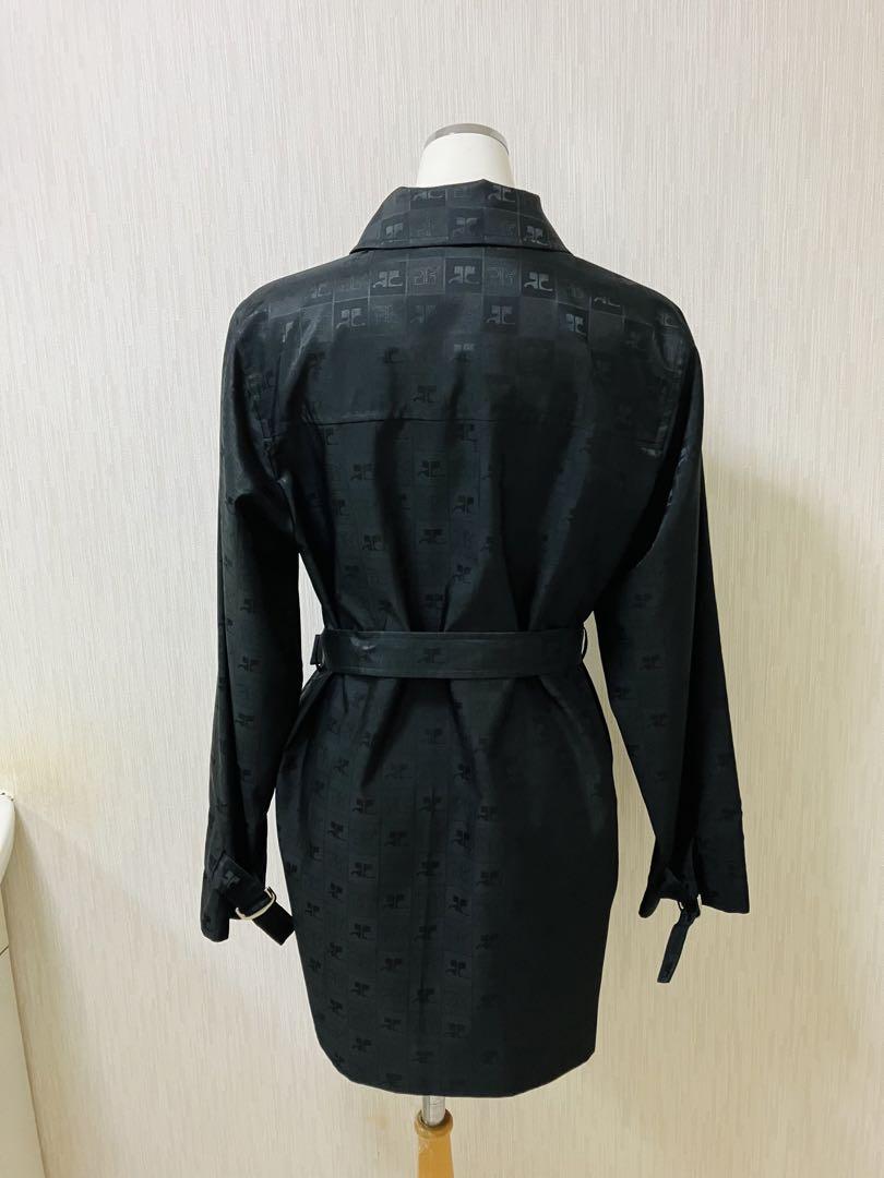 美品　レア　Courreges クレージュ　ロゴ アウター　コート　M