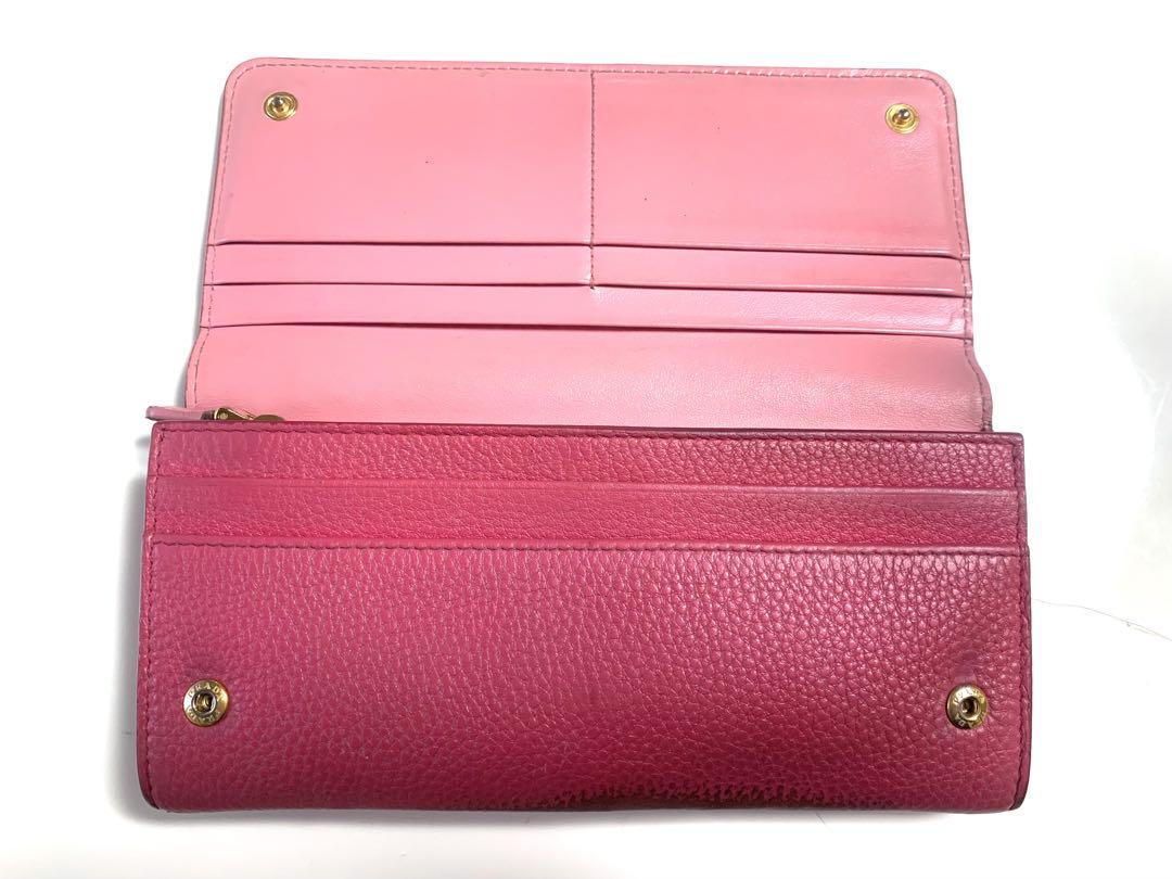 ◆箱・保証書付◆PRADA 長財布 ピンク サフィアーノ レディース