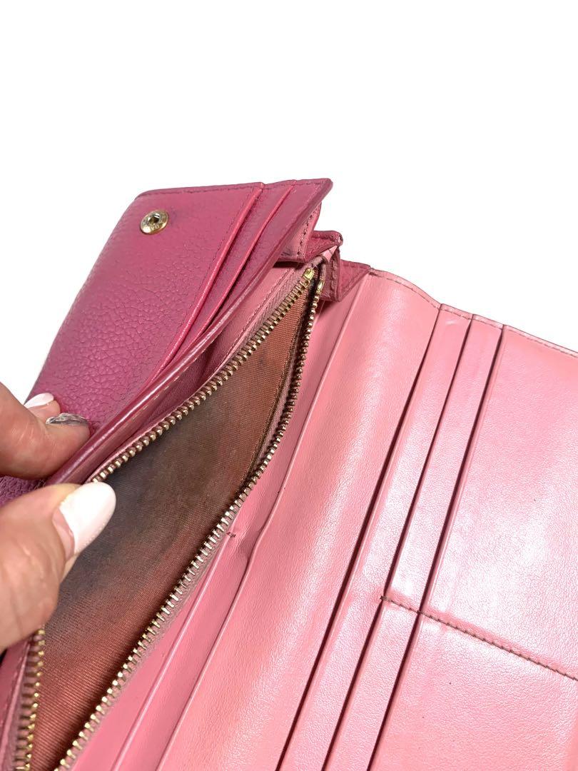 ◆箱・保証書付◆PRADA 長財布 ピンク サフィアーノ レディース