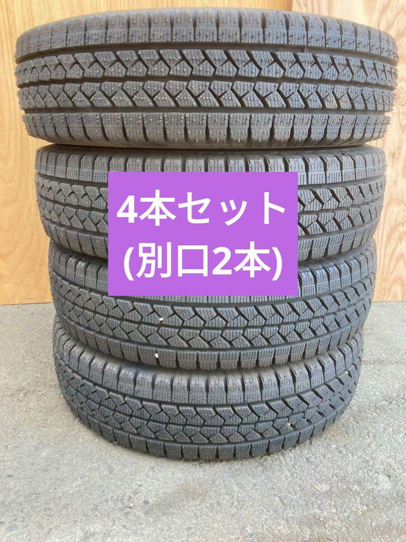 175R14 8PR スタッドレスタイヤ 21年製造 4本セット(別口2本)