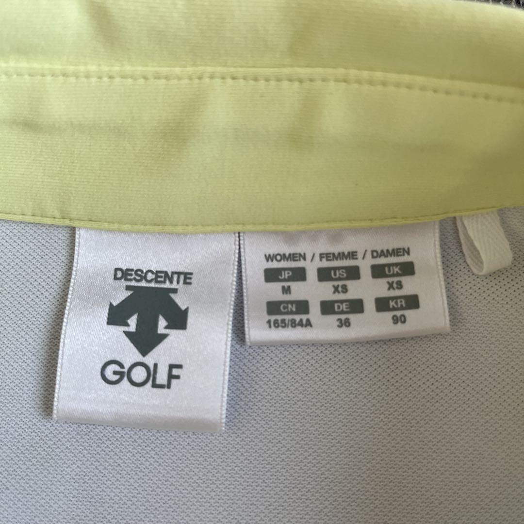DESCENTE ゴルフ レディース M ウェアセット DESCENTE レディース ゴルフウェア セット イエロー - メルカリ