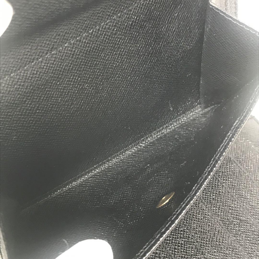 Louis Vuitton エピレザー 三つ折り財布 ブラック