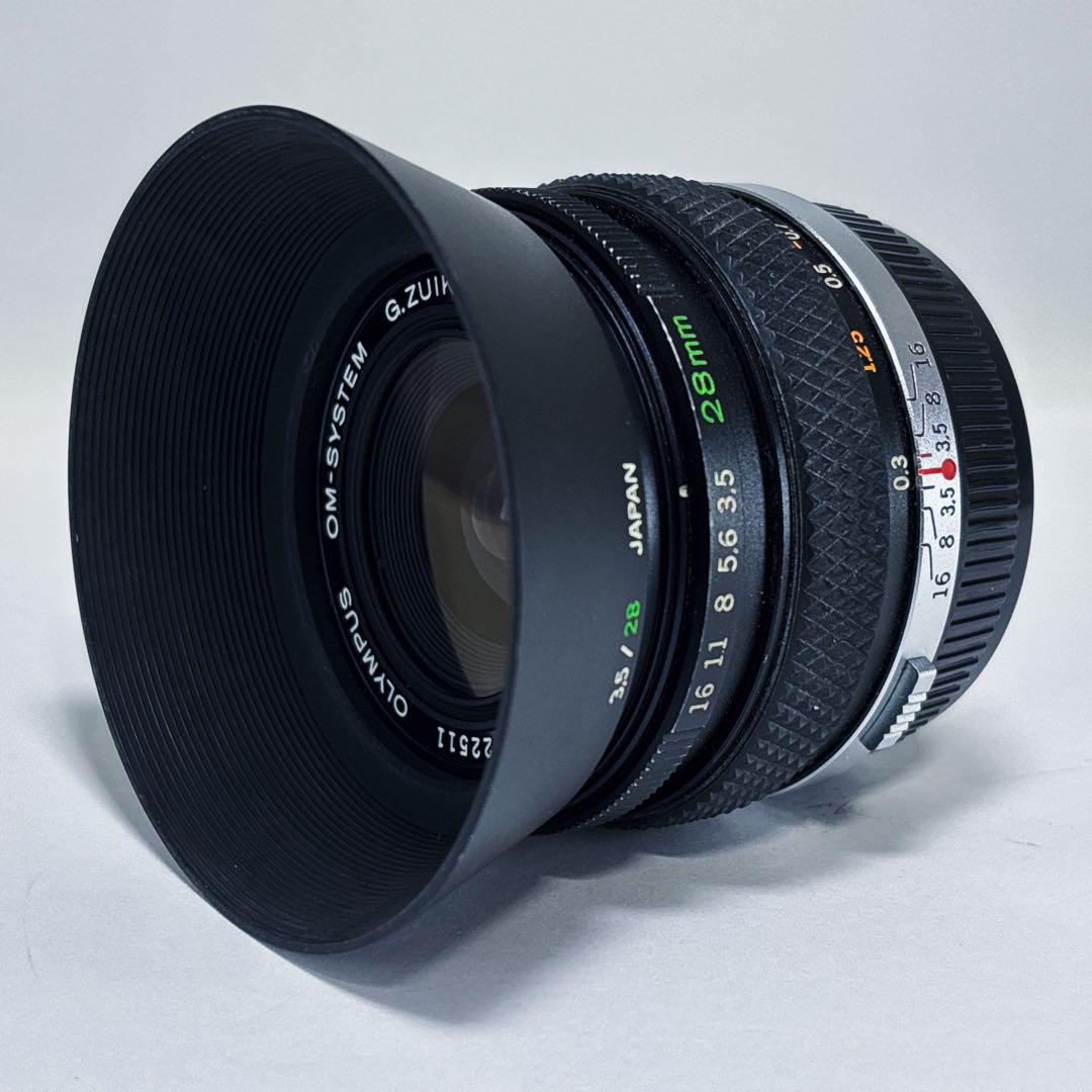 美品 OLYMPUS OM G.ZUIKO AUTO-W 28mm F3.5