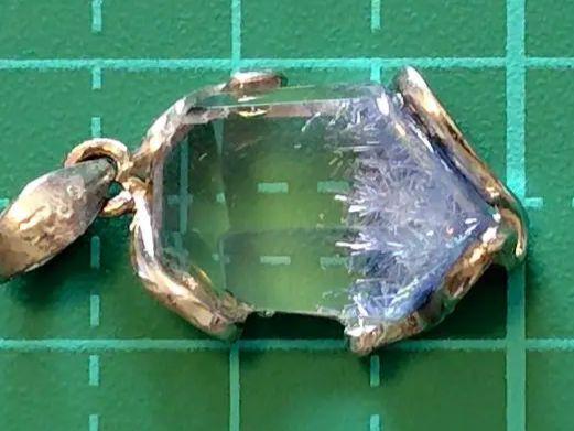 ＊最終お値下げ＊　デュモルチェライト　ペンダントトップ　シルバー