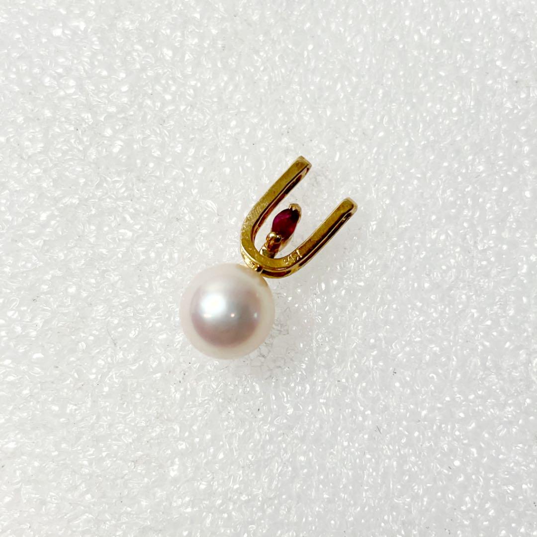 素材 パール&ルビー レディース ネックレスチャーム tlaHk-m51548202971 18金 宝石 在庫特価